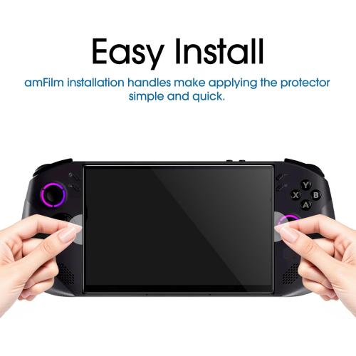 amFilm 2 Pack Screen Protector for Lenovo Legion Go S 8.0'' Handheld 2025, Tempered Glass, 8.0 inch Full Coverage, Transparent Ultra HD, Anti-Scratch, Anti-Fingerprint