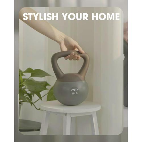 PAETA Soft Kettlebell for Home Fitness – Anti-Slip Grip & Wide Handle Design,Soft Kettlebell Set, Gentle Floor-Friendly Impact – 10lbs, 15lbs, 20lbs, for Home Functional Training