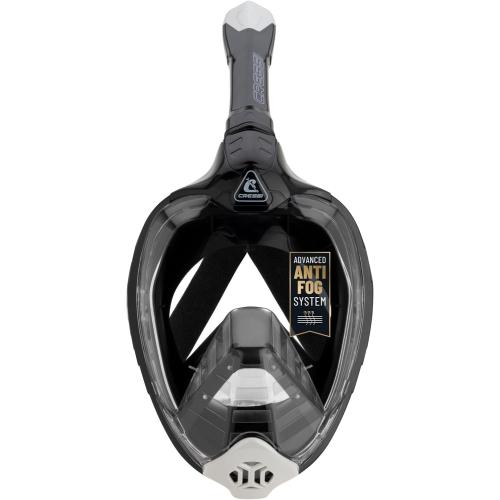Cressi Adult Snorkeling Full Face Mask - Wide Clear View, Anti-Fog System - Easy Breathing: Safety First - Bali: Designed in Italy