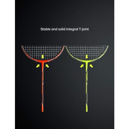 Professional Carbon Fiber Badminton Rackets Badminton Racquet for Backyards Gym‼️missing items‼️