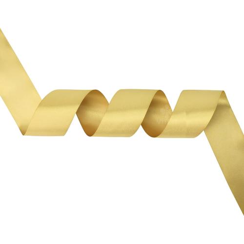 MEEDEE Gold Satin Ribbon 2 Inch Gold Ribbon Lux Double Faced Ribbons by 25 Yards Silk Satin Ribbons for Gift Wrapping, DIY Crafts, Wedding, Flower Bouquet, Holiday Decorating