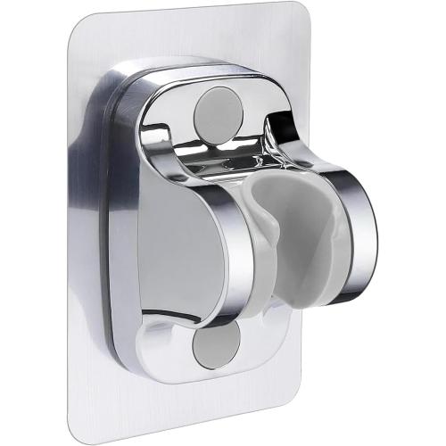 Hand held Shower Head Holder-Relocatable Handheld Showerhead Holder, Suitable for Installation On Smooth Surfaces