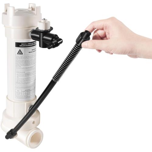 R171096 Pool Chlorinator, 320 Automatic in-Line Chlorine/Bromine Feeder Compatible with Rainbow 320, Upgraded Replacement for R171096 Chlorinator for Pools and Spas, for 6,500–70,000 Gallons