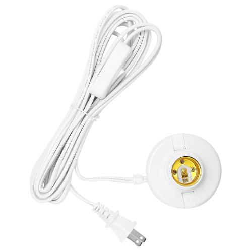 QWORK E26/ E27 Plug-in Lamp Holder