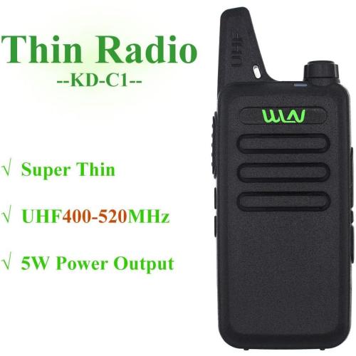 UHF 400-470 MHz MINI-handheld WLN KD-C1 Walkie Talkie Transceiver Radio …