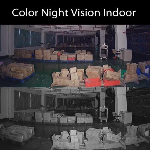 Color whitehonic 24/7 Full-Color 5MP HD TVI/AHD 4MP CVI Wide Angle Waterproof Bullet Analog CCTV Camera