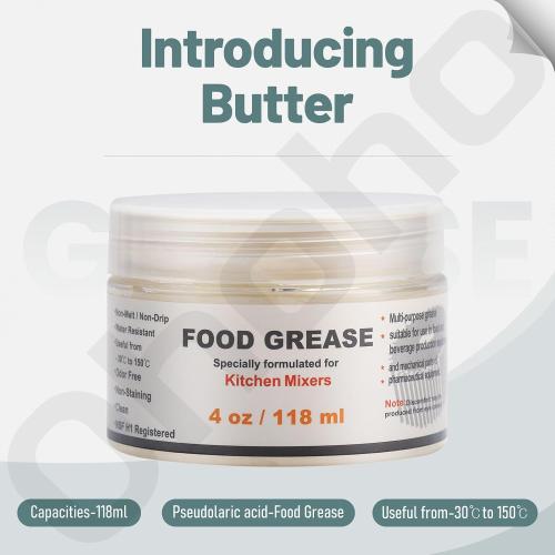 4 oz Food Grade Grease for kitchenaid Stand Mixer, Universally - Compatible with Kitchen Stand Mixer - Maintain The Performance of Your Machine and Extend Service Life, with 9709511 4162324 Gasket