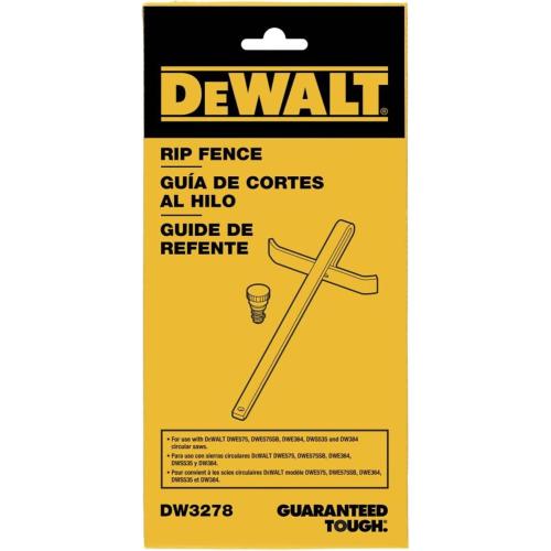 DEWALT Circular Saw Fence (DW3278) , Silver