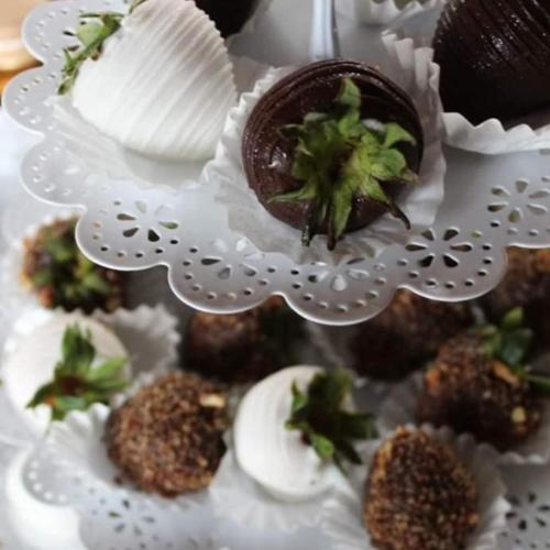 ZOOFOX Set of 10 Metal Cake Stands, Cupcake Holder Fruits Dessert Snack Plate Decor Serving Platter for Baby Shower, Wedding, Birthday Party or Christmas (White)