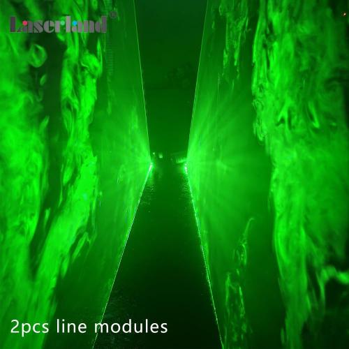 532nm Focusable Green Generator Line Module for Halloween Scary House Laser Swamp Laser Pond Haunted House Garden Yard Decoration NOT for Alignment (Class IIIr 12V with Adapter and Mount)