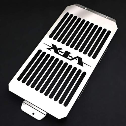 Motorcycle Radiator Cover Guard Grill Grille Shrouds Cooler Protector Compatible With Honda VTX1800 VTX 1800 C F N R S T (Bright Silver) (VTX)