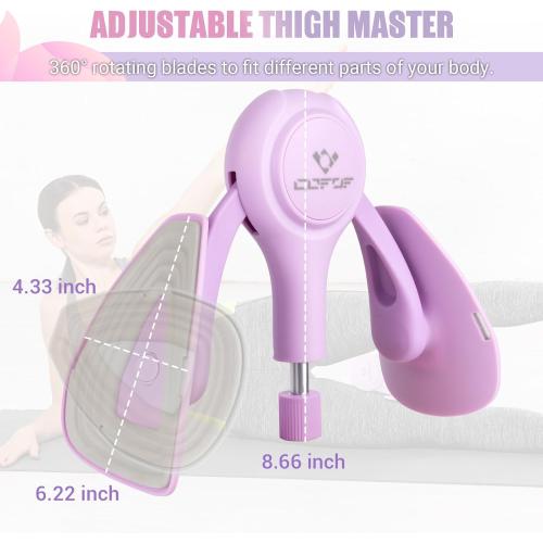 Thigh Master for Women, 15-70LB Adjustable Resistance Inner Thigh Exerciser for Pelvic Floor Muscle Repair, Thigh Trainer Kegel Exercise for Shaping, Yoga & Weight Loss at Home Gym