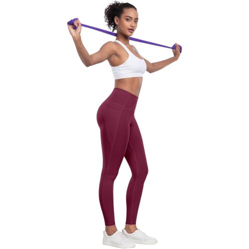 LZYVOO Leggings with Pockets for Women, 6 Packs Soft High Waisted Tummy Control Workout Yoga Pants