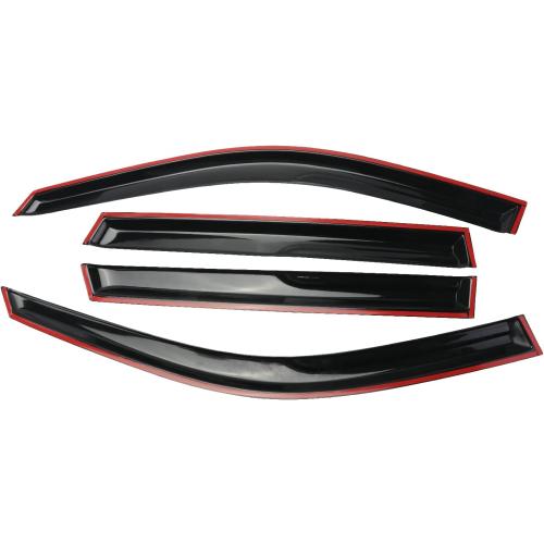 Window Wind Deflector Compatible with 2011-2021 Jeep Grand Cherokee - 4pcs Rain Guards & Visors