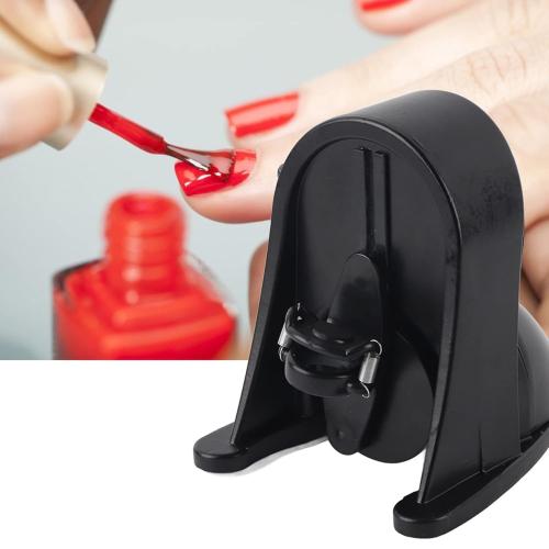 Nail Polish Shaker, 100-240V Nailpolish Gel Shaker Mixer Professional UV Liquid Bottle Shaking Machine with Touch Button Adjustable Spring and Silicone Base for Nail Polish and Gel