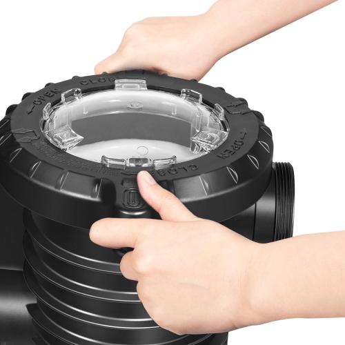 17307-0110S Pool Pump Tank Body Assembly fits for Pentair Sta-Rite IntelliPro VS, VSF, VST & Max-E-Pro Series Pumps, Trap Body Housing Replacement with Basket, Drain Plugs & Lid for Pool Spa Pumps