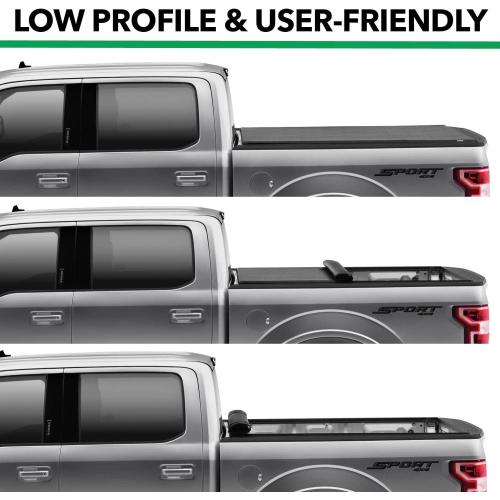 Gator ETX Soft Roll Up Truck Bed Tonneau Cover | 53309 | Fits 2017 - 2025 Ford F-250/350/450 Super Duty 6' 10 Bed (81.9)