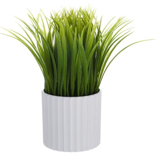 Artificial Wheat Grass Fake Potted Plant Indoor Decor (10', Grass)