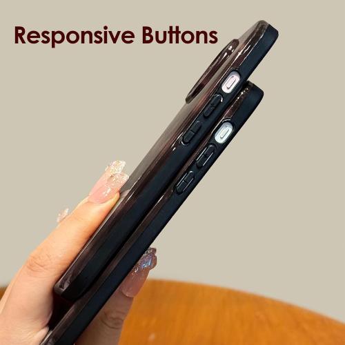 Anuck for iPhone 12 Pro Case Tortoise Shell Phone Case, Cute Chic Amber Leopard Cheetah Print Aesthetic Design Full Camera Protection, Soft TPU Slim Shockproof Cover 6.1 for Women Girls Men-Brown