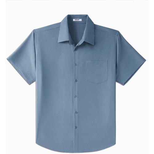 Size XL COOFANDY Big & Tall Shirts for Men Short Sleeve Button Down Casual Dress Shirts