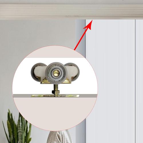 Pocket Door Hanger 1 POM Ball Bearing Wheels 200 LBS for Johnson Part # 1125 1500 Hardware Kit Door Window Accessories