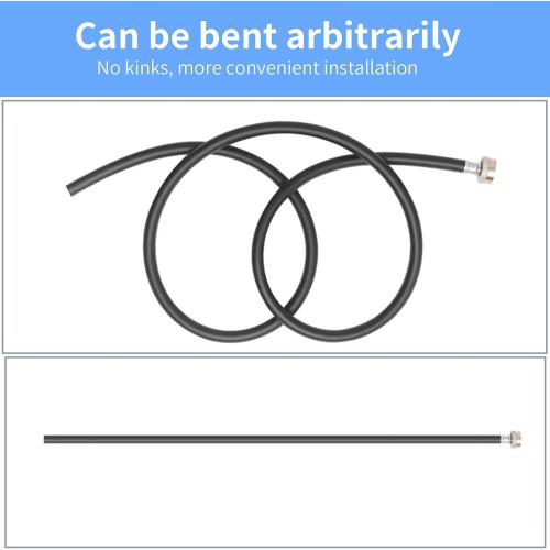 Dehumidifier Hose, ¾ Inch FHT Connection, No Kink, 10 Feet, Black