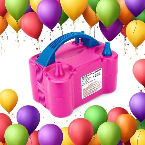 Electric Air Balloon Pump, Portable Dual Nozzle Electric Balloon Inflator/Blower for Party Decoration,Used to Quickly Fill Balloons - 110V 600W