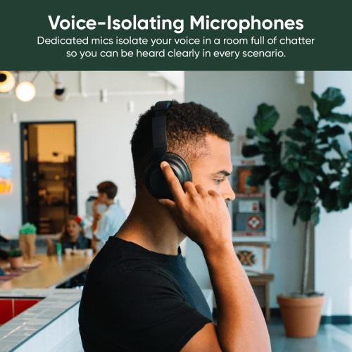 Wyze Headphones Noise Cancelling, Wireless Over Ear Bluetooth Headphones with Mic, Alexa Built-in, HiFi Sound, Transparency Mode for Travel Home Office, Custom EQ via Wyze App