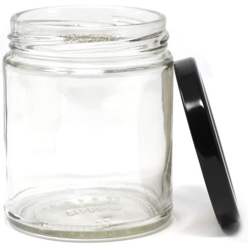 Set of 12 Size 9oz nicebottles Clear Glass Salsa Jars, 9 Oz - Case of 12