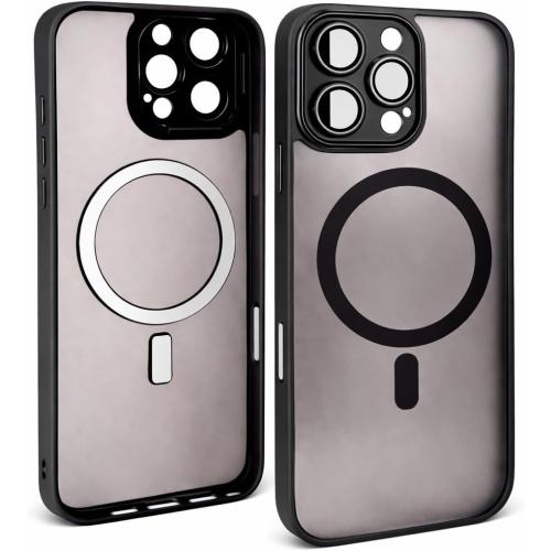 Slim Protective Case Compatible with iPhone 16 Pro Max and MagSafe (Black)