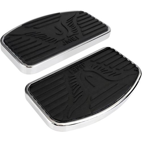 Motorcycle Foot Pegs Floorboard Front/Rear passenger Compatible with Honda Magna VF250/VT250/VF750 Yamaha V-STAR DragStar XVS 650 / Virago XV125/250/400 Pair 1994-2013 (Rear)