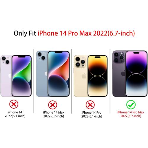 NITITOP Compatible with iPhone 14 Pro Max Case Matte Cute Vertical Stripes for Women Girls Men Boy Striped Pattern Hybrid 2 Layers Back Shockproof Protective Cover - Light Blue