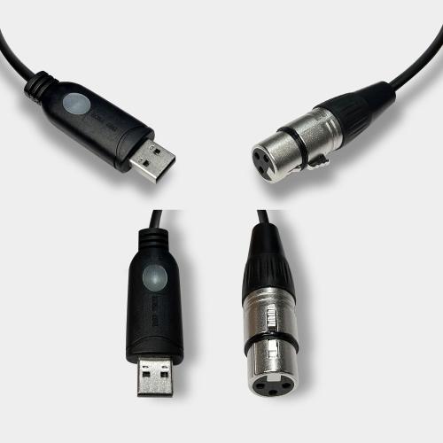 DSD TECH SH-AU20A USB to XLR Cable for Dynamic Microphones Such as Shure(5.9FT)