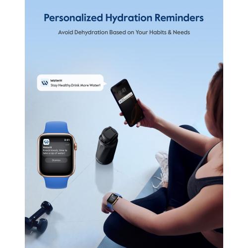 BOOST Smart Water Bottle with Reminder & Tracker, Double Wall Vacuum Insulated Bottles Stainless Steel, 32oz BPA-Free Wide Mouth for School, Gym, Office, Ideal for Mother's Day