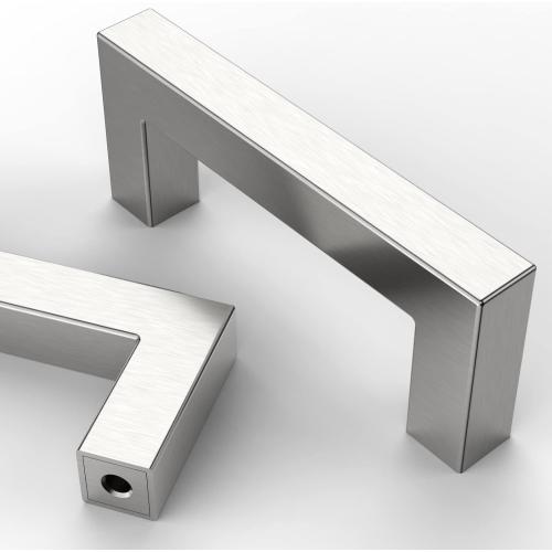 Asidrama 10 Pack 3 Inch(76mm) Brushed Satin Nickel Kitchen Cabinet Handles, Stainless Steel Cabinet Pulls Kitchen Cabinet Hardware for Cupboard Drawer Handles Dresser Pulls