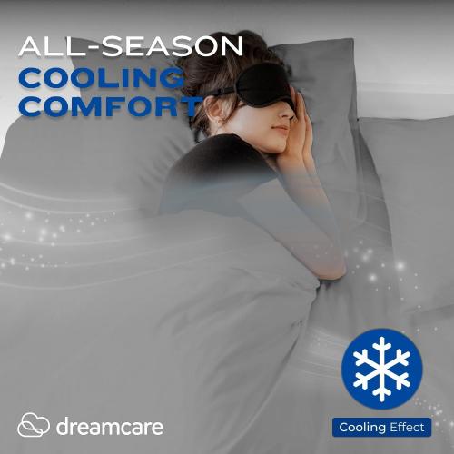 DREAMCARE King Size Sheets Set - King - Extra Deep - Light Gray