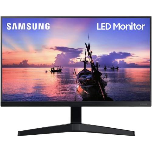 Black SAMSUNG 22 T350 Series FHD 1080p Computer Monitor, 75Hz, IPS Panel, HDMI, VGA (D-Sub), 3-Sided Border-Less, FreeSync, LF22T350FHNXZA
