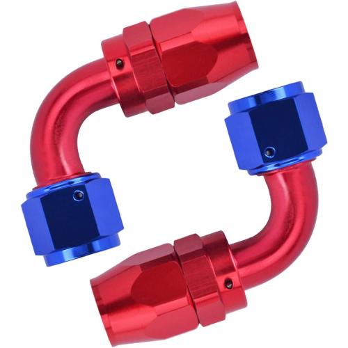 12FT 6AN 3/8 Fuel Line Hose Braided Stainless Steel w/6pcs AN6 Hose Fitting Kit