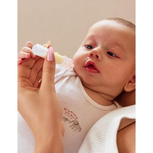 Momcozy Colostrum Collector Reusable Breast Milk Collector with Storage Case and Cotton Wipe, Portable Colostrum Container BPA Free, Multi-Use Collector 5ml-6pcs