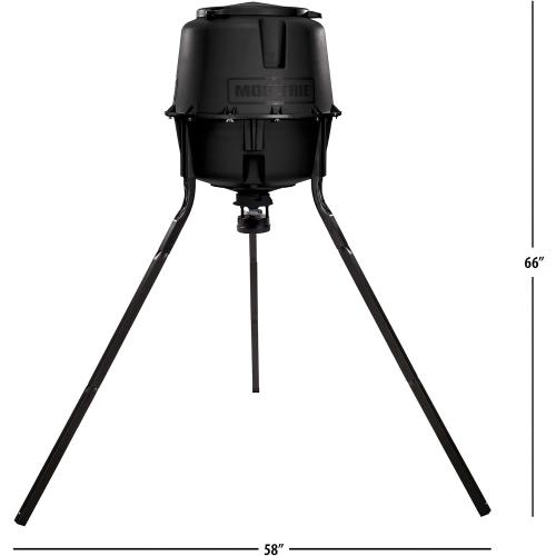Moultrie Deer Feeder Standard - 30-Gallon - Moultrie Quick-Lock Hopper System - Digital Timer Control - 200 lb Feed Capacity