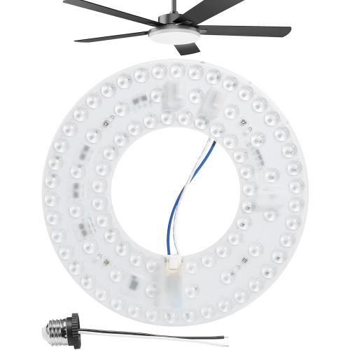 Ceiling Fan Led Light Replacement Kit - Retrofit Ceiling Light - 9.25 inch, 32W, 3000lm, Color Temperature Adjustable, Dimmable (3 Color, 9.25'')