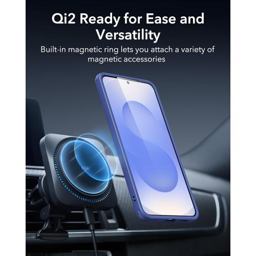 ESR for Samsung Galaxy S25 Plus Phone Case, Compatible with MagSafe, Magnetic Case for S25  Plus, Military-Grade Protection, Yellowing Resistant, Classic Series, Frosted Blue