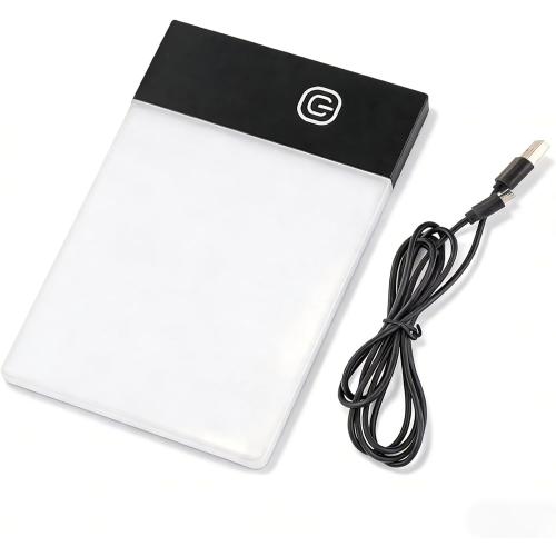 LED Light Board Mini A6 Portable Tracing LED Copy Board Light Box, Drawing Box Flip Book Kit Tablet Paint Pad, Eye Protective Adjustable Light Box 3.3 x 5.1in