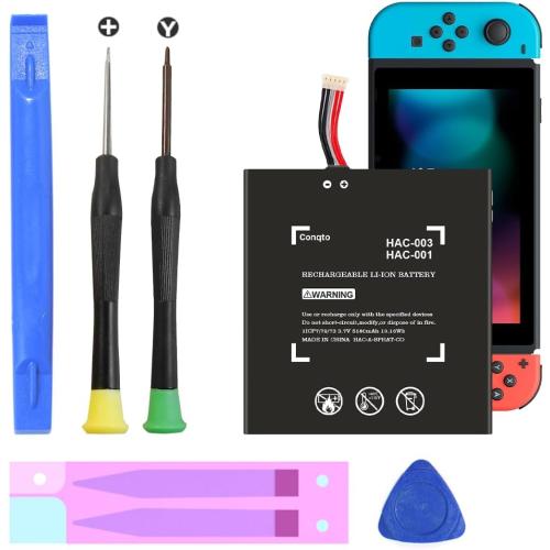 (5180mAh) 2026 Upgrade High Capacity Battery Replacement for Nintendo Switch 2017 HAC-003, HAC-001, HAC-A-BPHAT-C0, HAC-S-JP Game Console with Repair Tool Kit