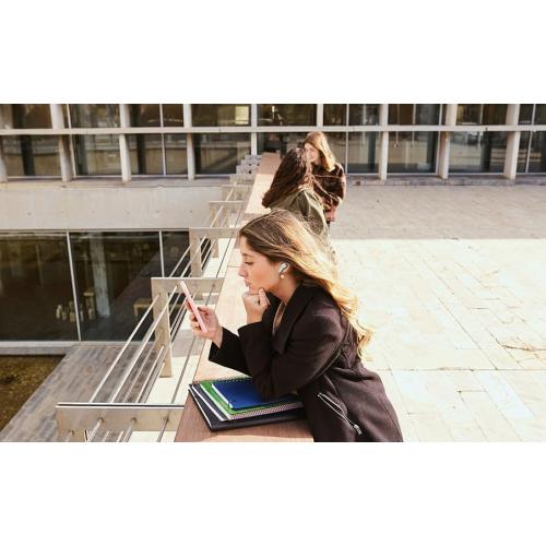 JBL Vibe Beam - True Wireless JBL Deep Bass Sound Earbuds, Bluetooth 5.2, Water & Dust Resistant, Hands-free call with VoiceAware, Up to 32 hours of battery life (White)