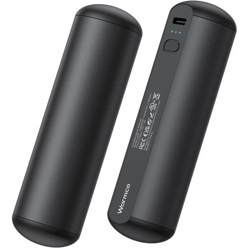 Hand Warmers Rechargeable 2 Pack, Warmco 10000mAh Magnetic Electric Handwarmers Portable Power Bank, 9Hrs Warmth 3 Levels Heat Up to 136°F Reusable Battery Operated Heater Keep You Warm in Winter