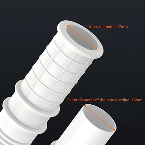 Multipurpose Condensate Hose Extension Heavy Duty Rubber Pipe Reinforced Water Outlet Pipe for Home & Use Washing Machine Water Hose Extension