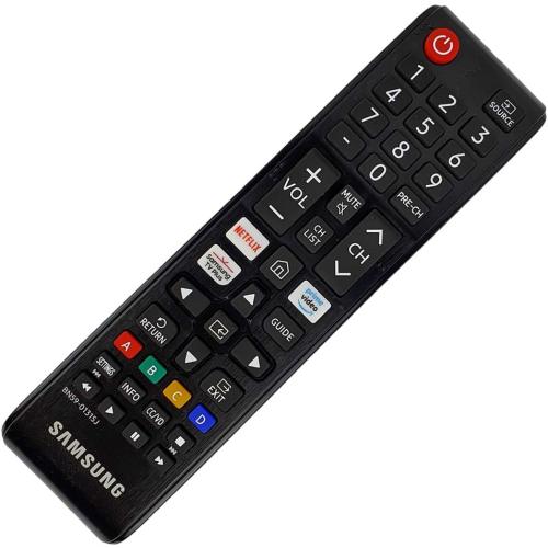 Samsung OEM Remote Control with Netflix Hotkey - Black (BN59-01315J)