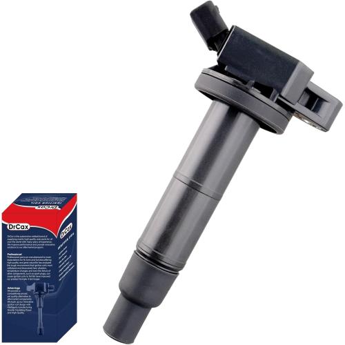 OEM Ignition Coil UF333 C1330 5C1299 90919-02244 Compatible with Toyota Corolla Camry RAV4 Solara Matrix Highlander Lexus Pontiac Scion - L4 2.0L 2.4L Engines - 1 Pack