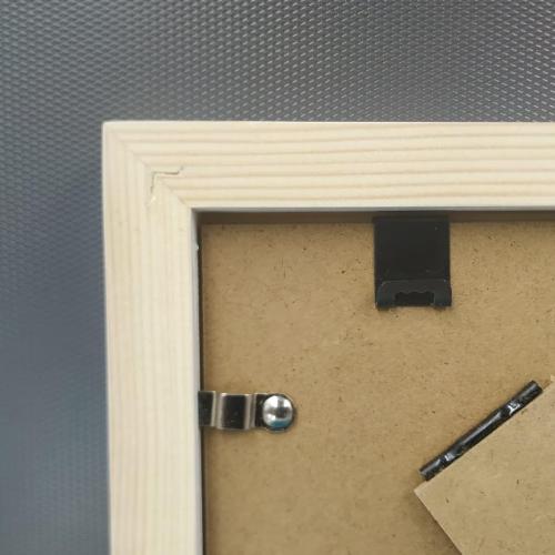 3.5x5 Picture Frames White. Solid Wood, Plastic Panel.The Protective Film Must be Removed.
